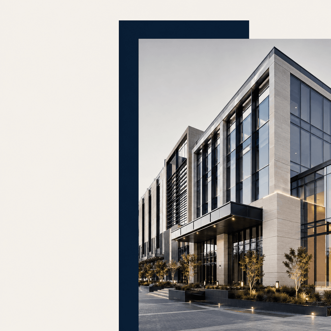Contemporary commercial building representing BCA and NCC compliance consulting